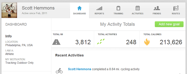 runkeeper-dashboard